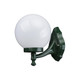 Siena 20cm Sphere Wall Bracket - Green Finish / E27 Siena 20cm Sphere Wall Bracket - Green Finish / E27